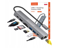 Zenwire Hub USB-C 8w1 HDMI 4K 60 Hz RJ-45 SD Macbook - 1604634 - zdjęcie 2